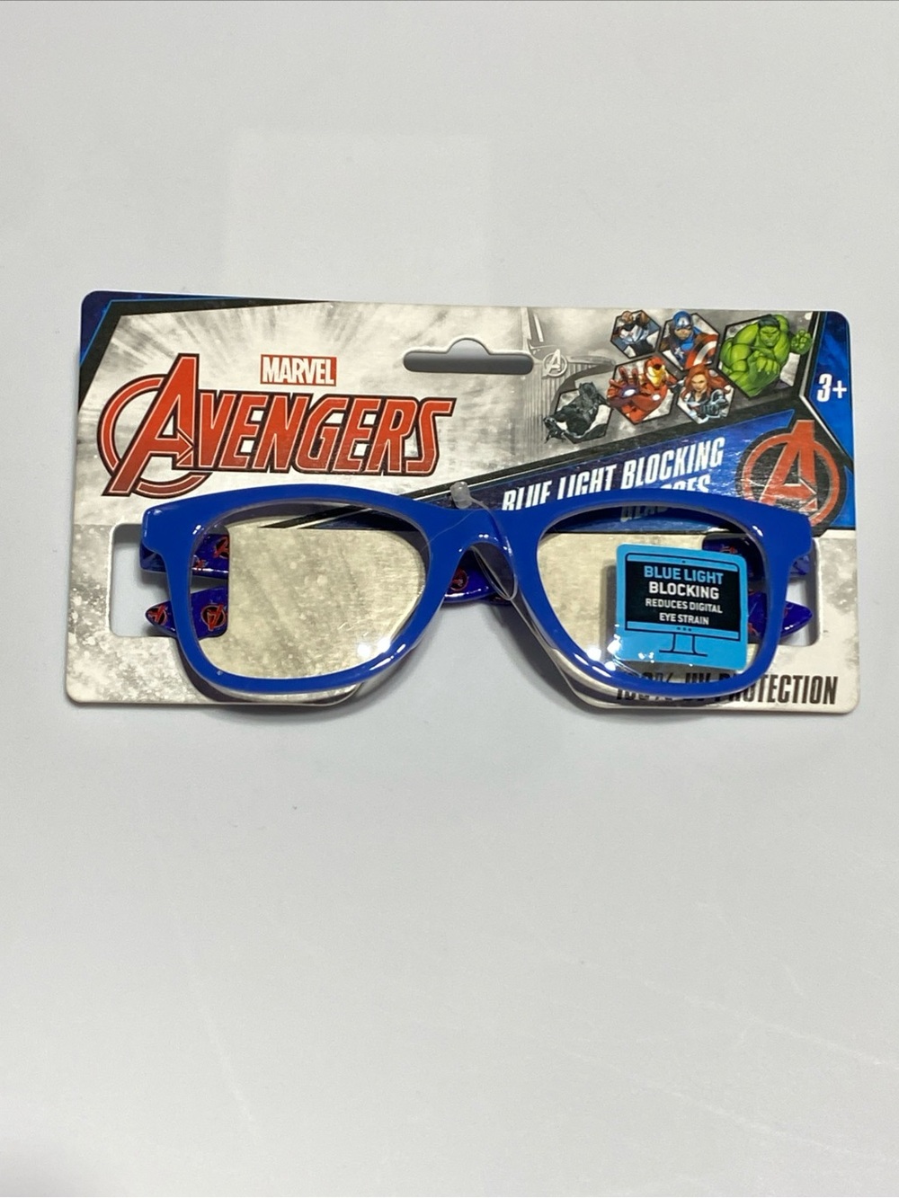Marvel Avengers Kids Blue Light Blocking Glasses Computer Gaming Eyewear NWT